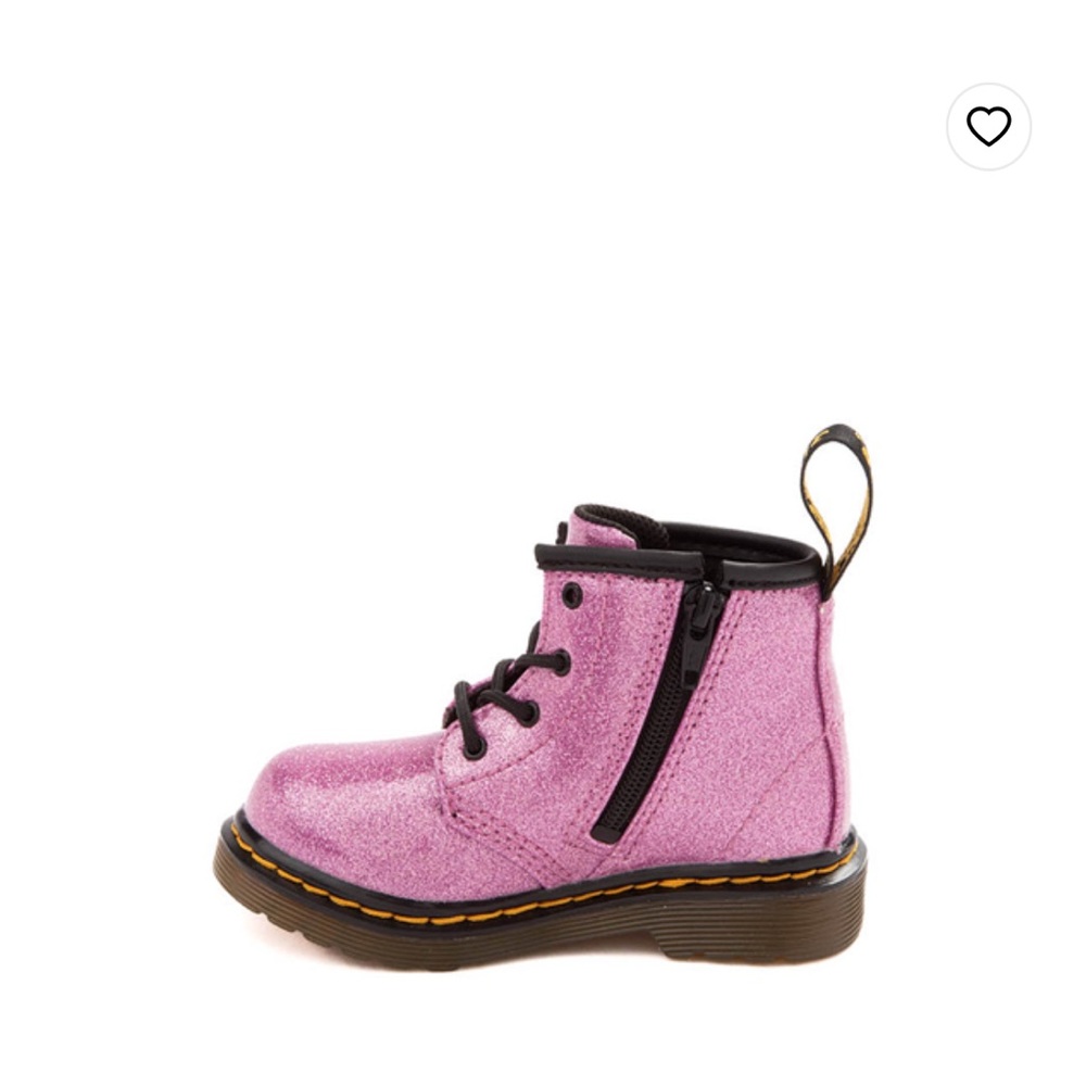 Coated Glitter Pink Dr. Martens